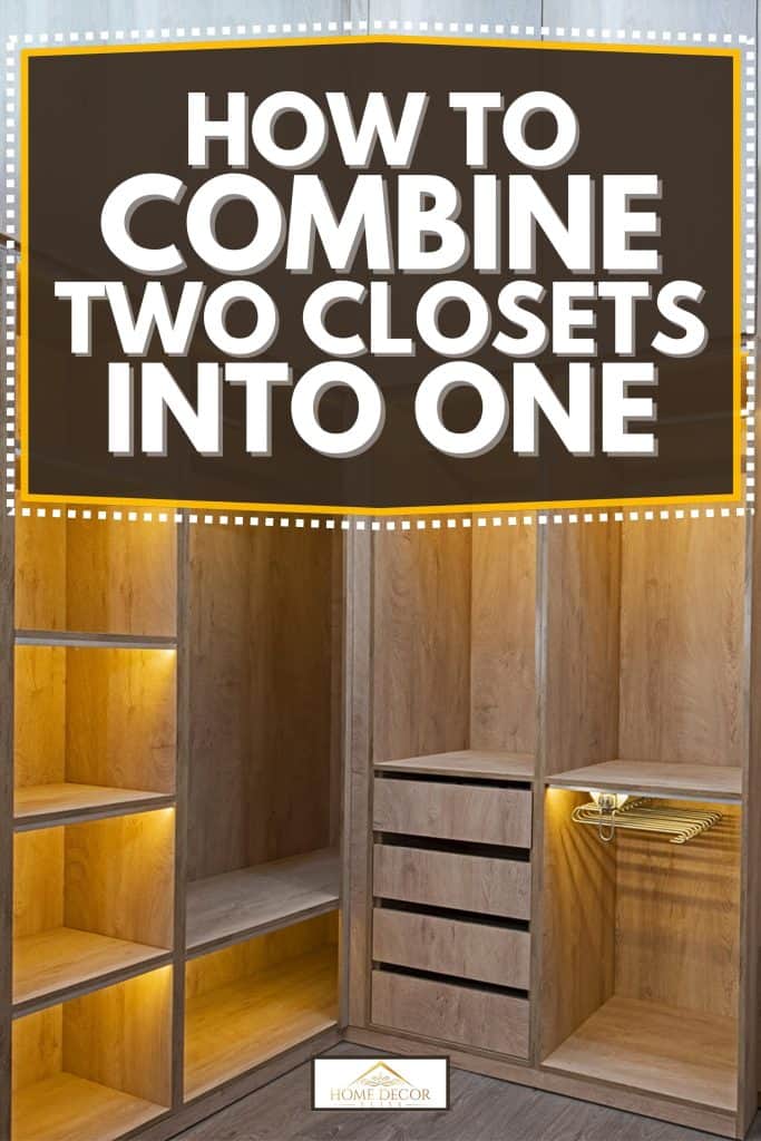 Home bedroom showing walk in wooden wardrobe closet furniture, Closet Fusion: The Ultimate Guide to Combining Two Closets into One
