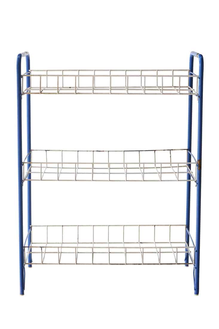 Small-wire-shelves-on-a-white-background
