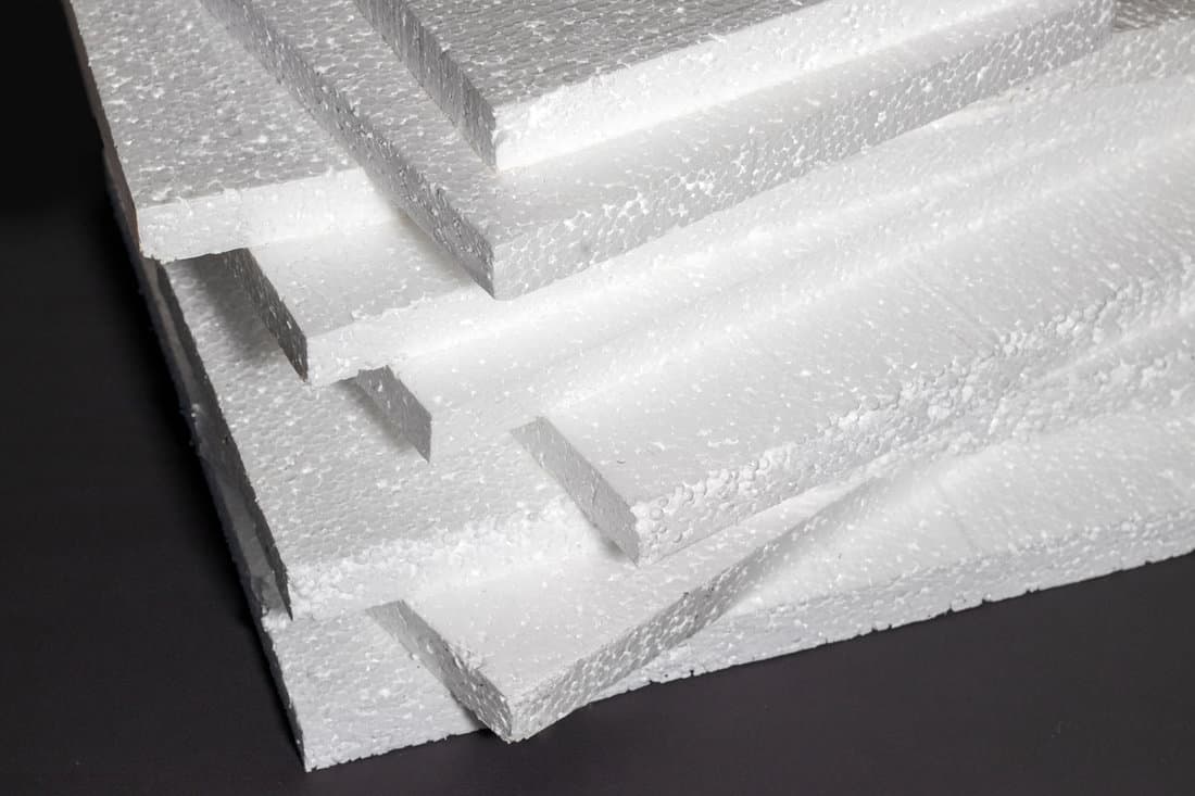 Slabs of Styrofoam