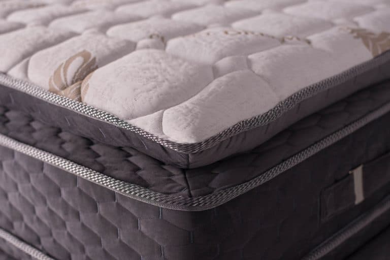 Up close photo of a high end mattress