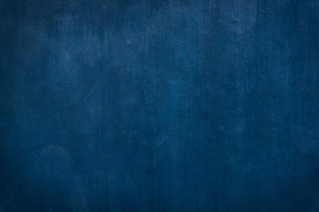 Dark blue painted wall