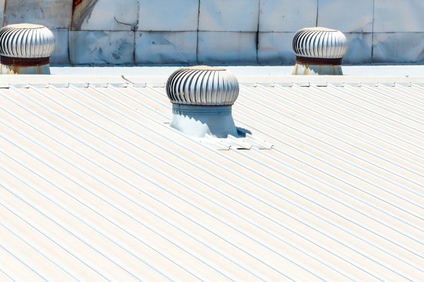 Metal roof with Aluminum roof coating