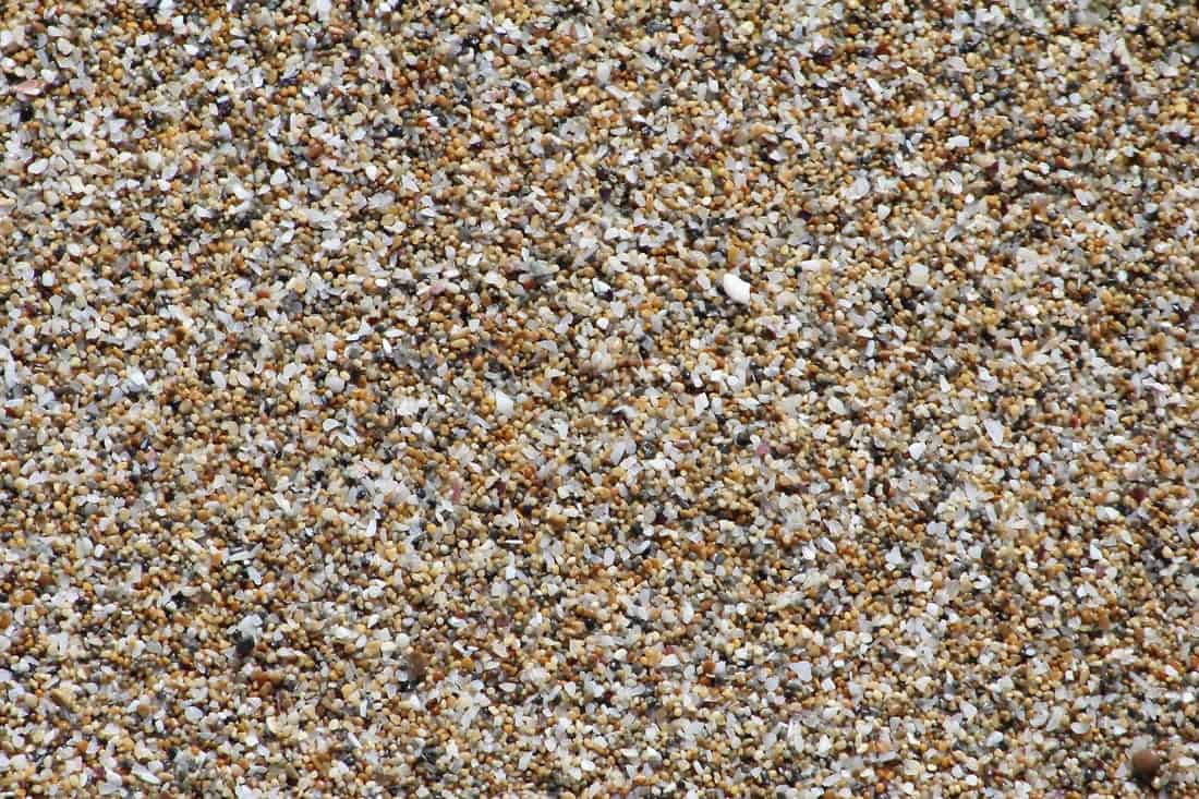 Coarse sand detailed photograph