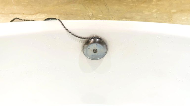 A bathtub overflow drain, How To Block A Tub Overflow Drain - 1600x900