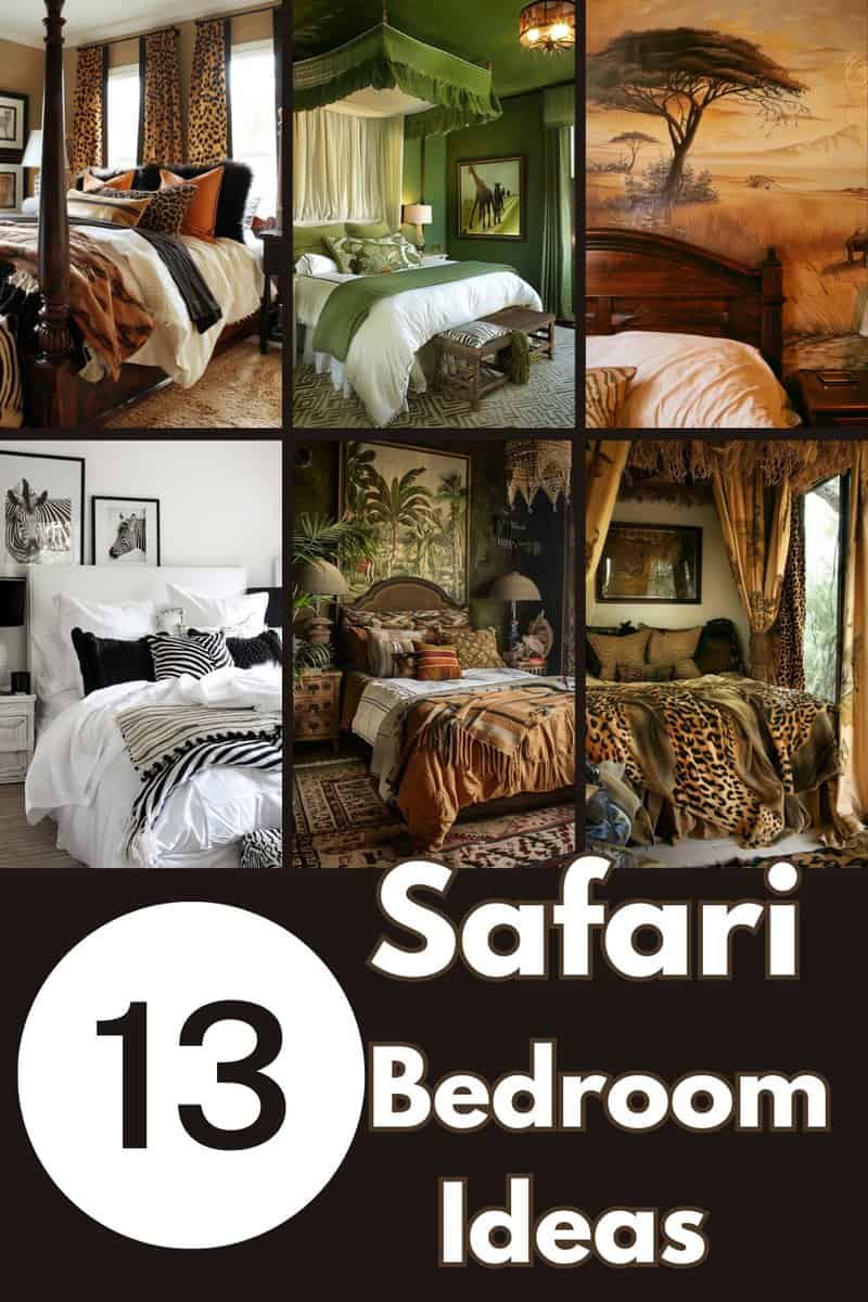 Safari themed bedroom interior design ideas