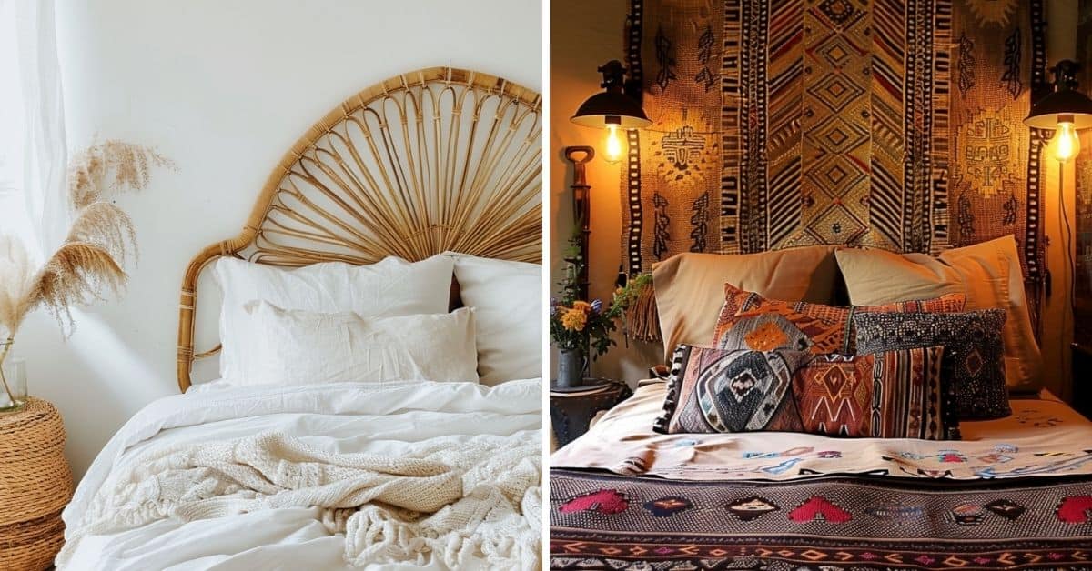Boho Bedroom small spaces