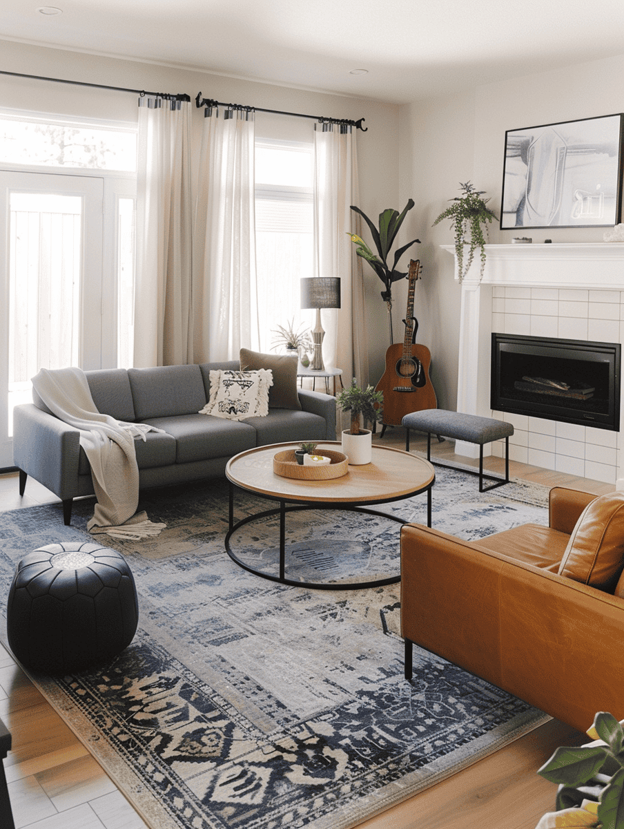Modern and elegant living room